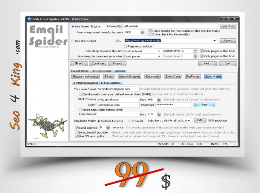 GSA Email Spider 7.35